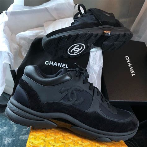 chanel black shoes men|where to buy chanel sneakers.